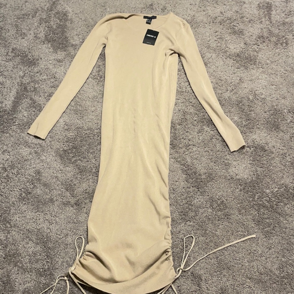 Forever 21 long sleeve midi dress